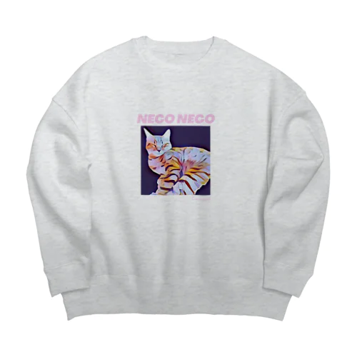 ねがおシリーズ Big Crew Neck Sweatshirt