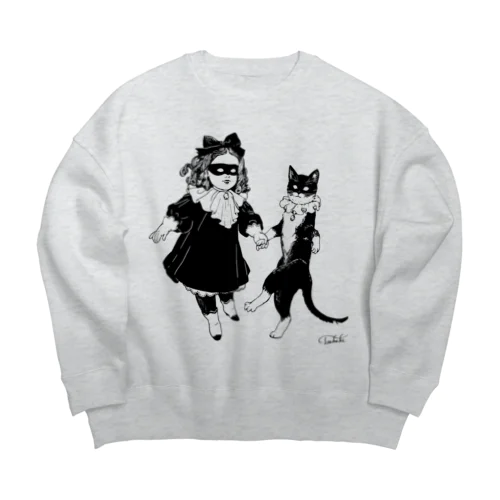 キャムちゃんグリちゃん Big Crew Neck Sweatshirt