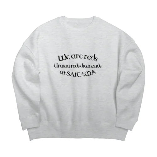 URAWAREDS cyrillic goods Big Crew Neck Sweatshirt