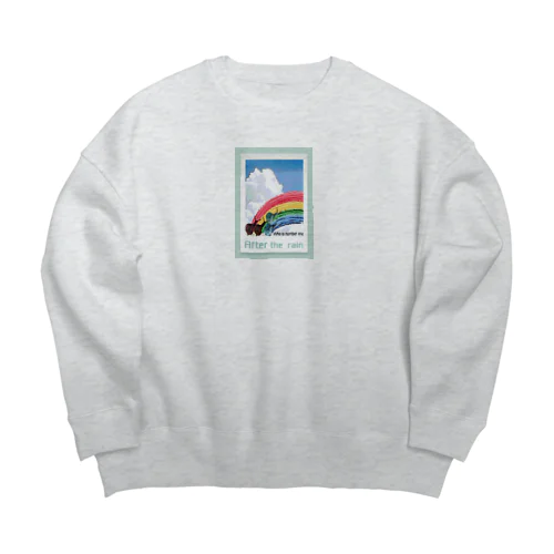 誰が1番？ Big Crew Neck Sweatshirt