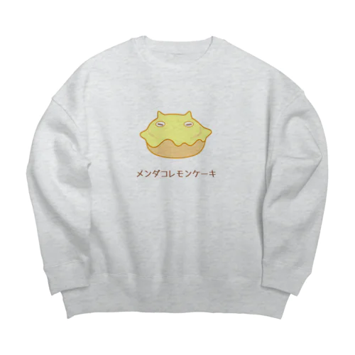 メンダコレモンケーキ Big Crew Neck Sweatshirt