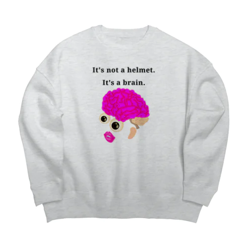 脳 Big Crew Neck Sweatshirt