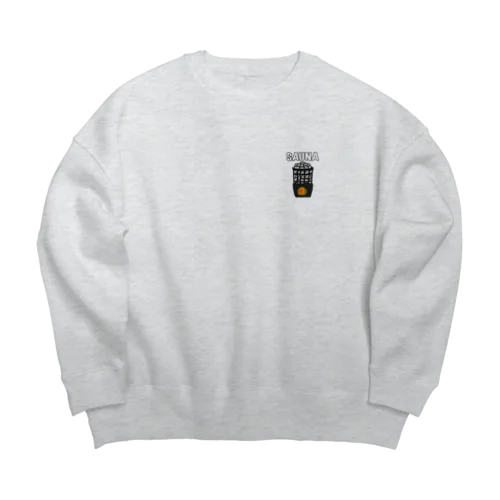 ワンポイントサウナストーブ Big Crew Neck Sweatshirt