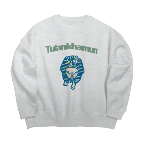 ツタンカーメン犬 Big Crew Neck Sweatshirt