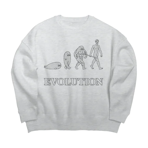 足ザラシ"EVOLUTION" ビッグシルエットスウェット