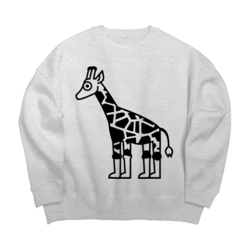 キリンだけ Big Crew Neck Sweatshirt