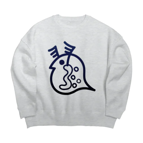 きほんのみじんこ Big Crew Neck Sweatshirt