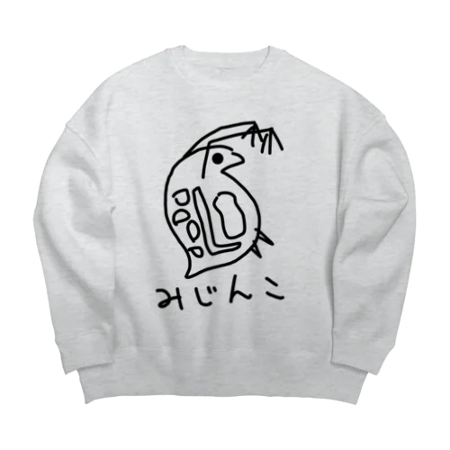 ミジンコ Big Crew Neck Sweatshirt