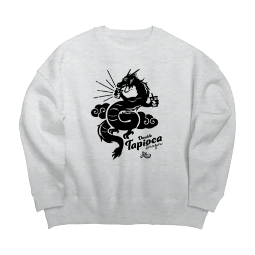 ダブルタピオカドラゴン Big Crew Neck Sweatshirt