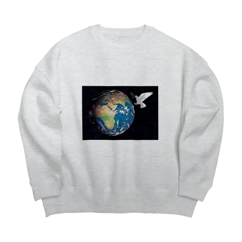 Peace Project Big Crew Neck Sweatshirt