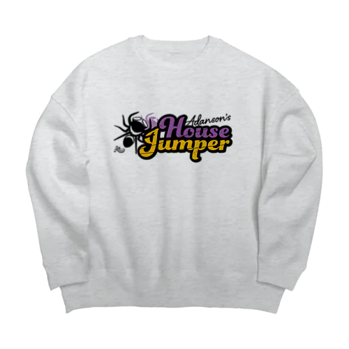 ハエトリグモ（アダンソンハエトリ）ハロウィンカラー Big Crew Neck Sweatshirt