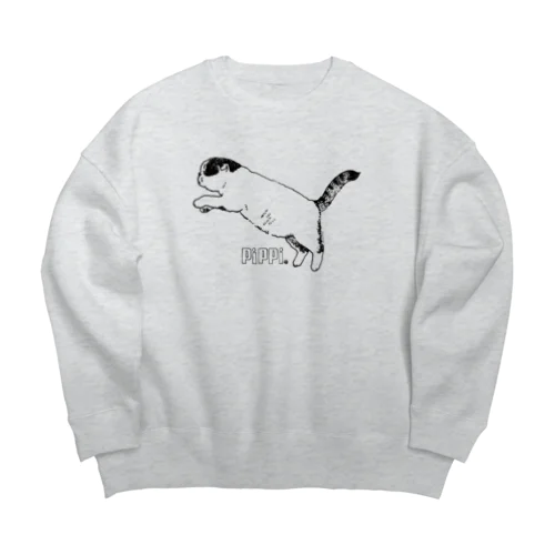 白木Pippi Big Crew Neck Sweatshirt