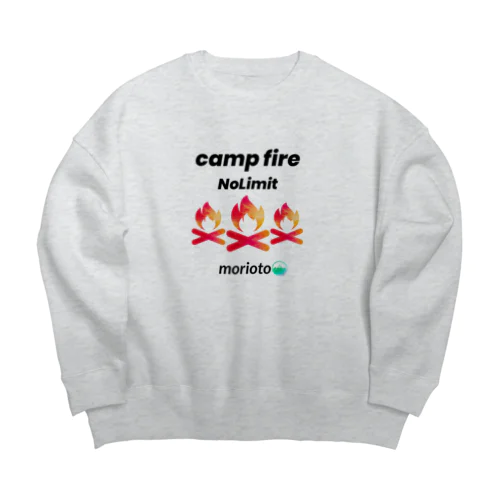 campfire × morioto Big Crew Neck Sweatshirt