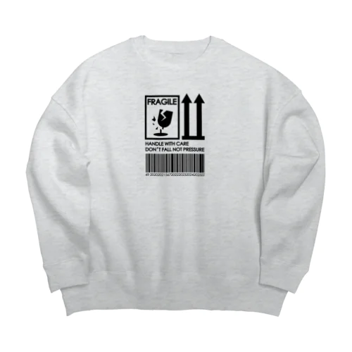 FRAGILE Big Crew Neck Sweatshirt