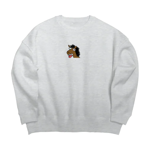 うまさん Big Crew Neck Sweatshirt