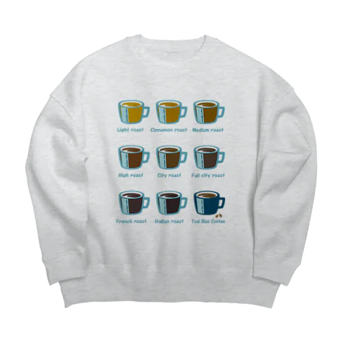 Roasted coffee Big Crew Neck Sweatshirt