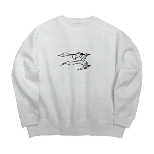 見習い魔法使い Big Crew Neck Sweatshirt