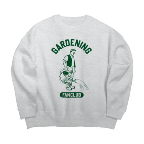 園芸好きデザイン Big Crew Neck Sweatshirt