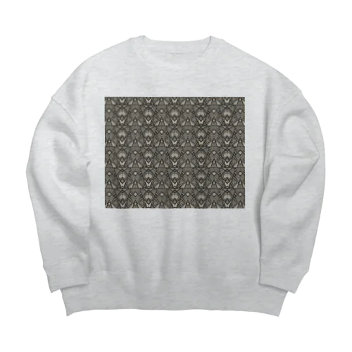 ダンディ柄 Big Crew Neck Sweatshirt