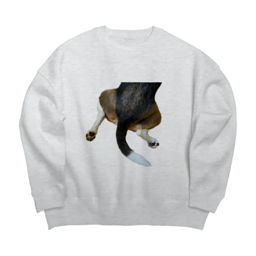 おしり Big Crew Neck Sweatshirt