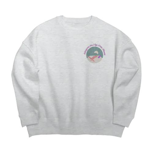 初夢　めでたいね Big Crew Neck Sweatshirt