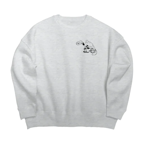 おいしい？ Big Crew Neck Sweatshirt