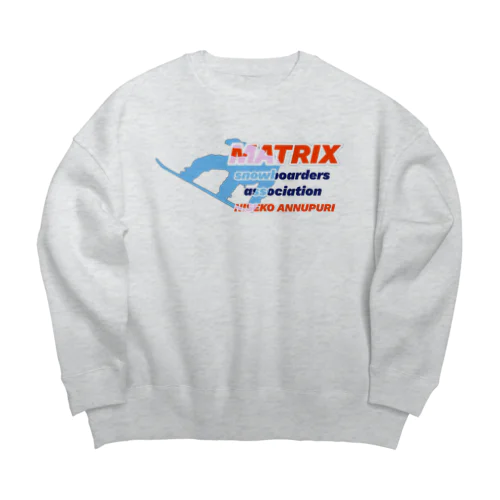 MATRIX snowboards association Big Crew Neck Sweatshirt