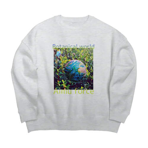 Botanical world 文書 Big Crew Neck Sweatshirt