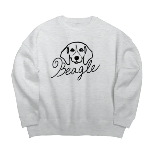 ビーグルf_ブレーズ細 Big Crew Neck Sweatshirt