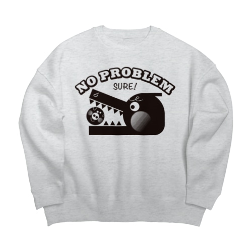 NO PROBLEM Big Crew Neck Sweatshirt