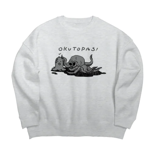 OKUTOPAS！ Big Crew Neck Sweatshirt