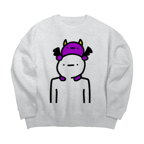 悪魔に取りつかれた人 Big Crew Neck Sweatshirt