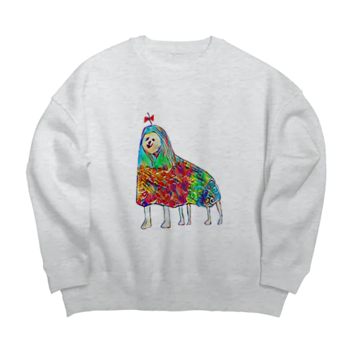 獅子舞 Big Crew Neck Sweatshirt