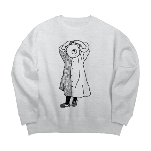 まる Big Crew Neck Sweatshirt