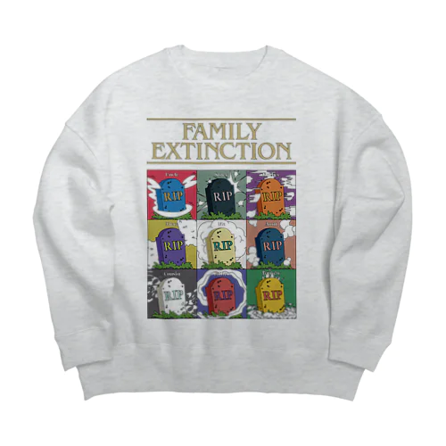 Family Extinction Big Crew Neck Sweatshirt