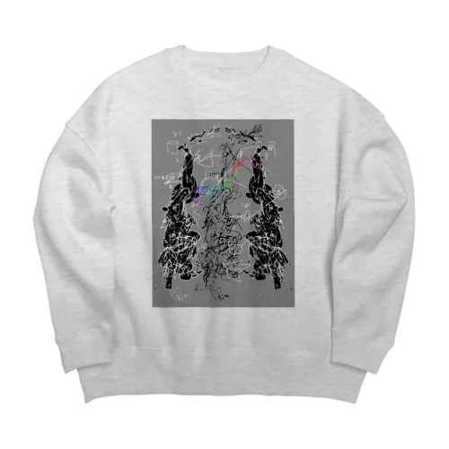 My animals 0.5a Big Crew Neck Sweatshirt