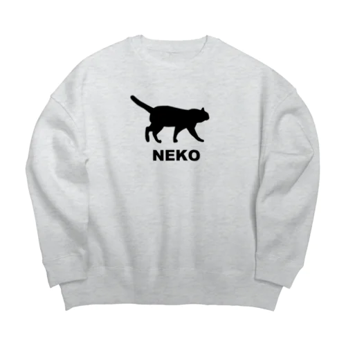 NEKO（おさんぽ） Big Crew Neck Sweatshirt