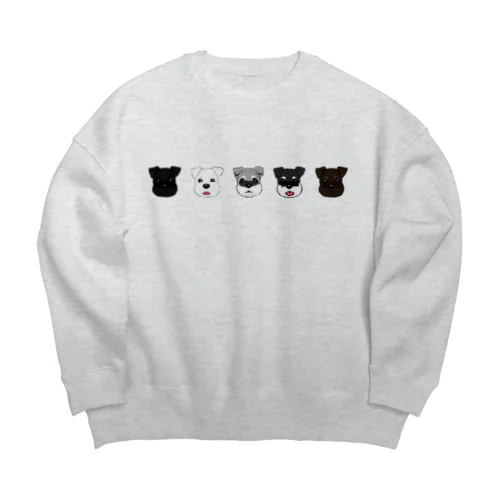 シュナファイブ！ Big Crew Neck Sweatshirt