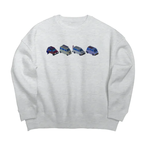 雪国途中のPA パーキングエリア 240 Big Crew Neck Sweatshirt