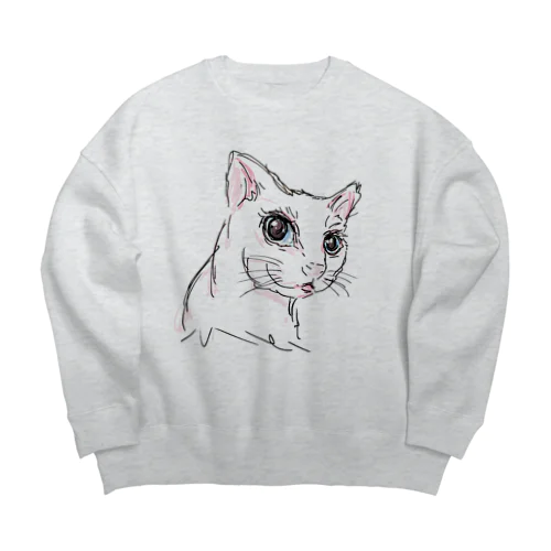 かわいいちゃんインパクトスウェット Big Crew Neck Sweatshirt