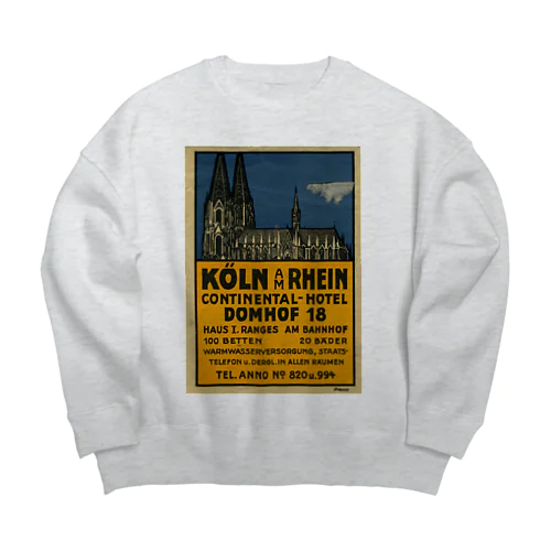 ケルン大聖堂 Big Crew Neck Sweatshirt