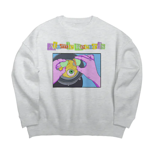 Sunny side up Big Crew Neck Sweatshirt