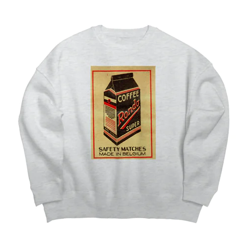 ベルギー　珈琲パック Big Crew Neck Sweatshirt