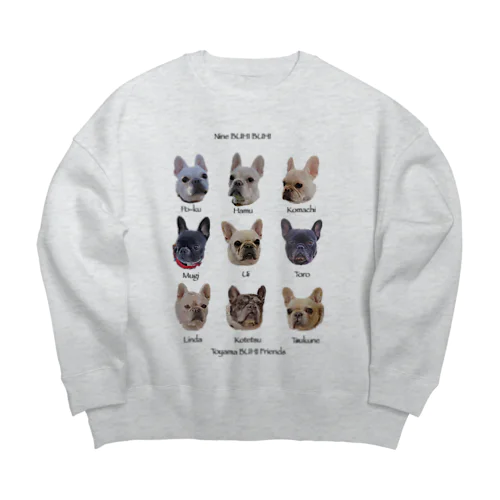 Nine BUHI Big Crew Neck Sweatshirt