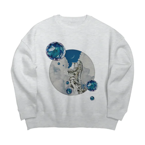 Angel con columna Big Crew Neck Sweatshirt