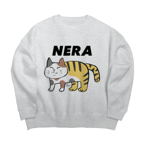 あべこべアニマル【NERA（ねら）】 Big Crew Neck Sweatshirt