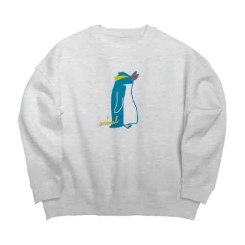 イワトビペンギン Big Crew Neck Sweatshirt