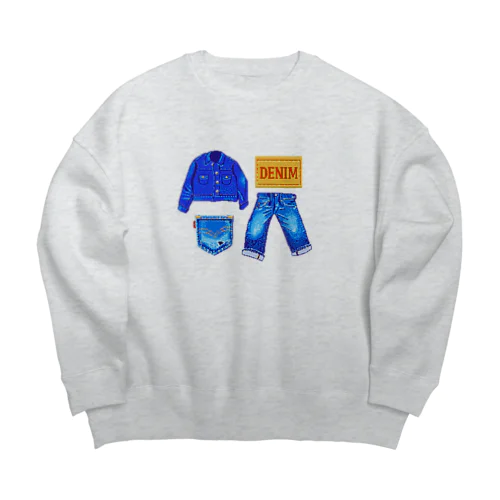 ドットデニム dot DENIM 258 Big Crew Neck Sweatshirt