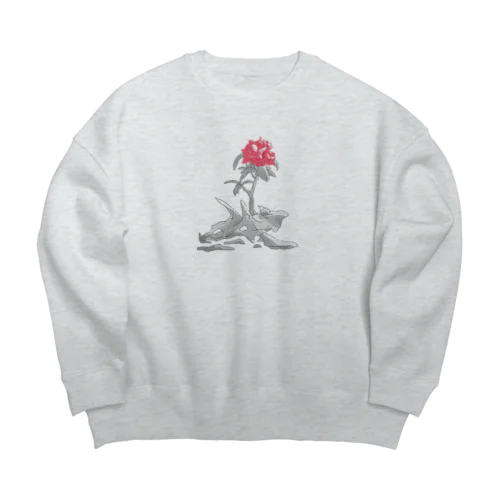 沈丁花 Big Crew Neck Sweatshirt