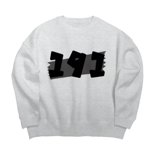 ナンバーデザイン Big Crew Neck Sweatshirt